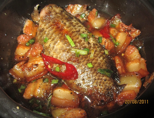 Những món ăn ngon từ cá rô đồng kho tộ